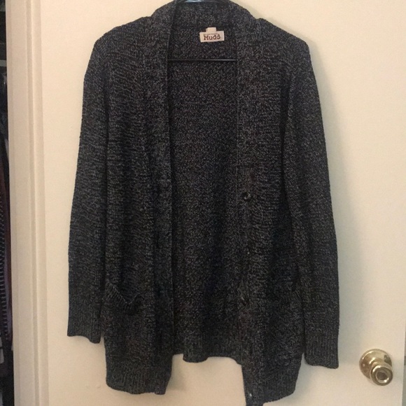 Mudd Sweaters - Black Button Down Cardigan Size M